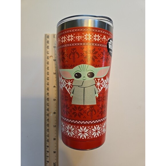 TERVIS Star Wars Christmas Sweater Baby Yoda Grogu Stainless Steel Tumbler NEW - Picture 11 of 13